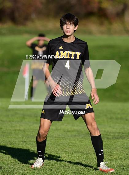 Thumbnail 3 in Notre Dame, WH @ Amity Regional (SCC Div C 1st Round) photogallery.