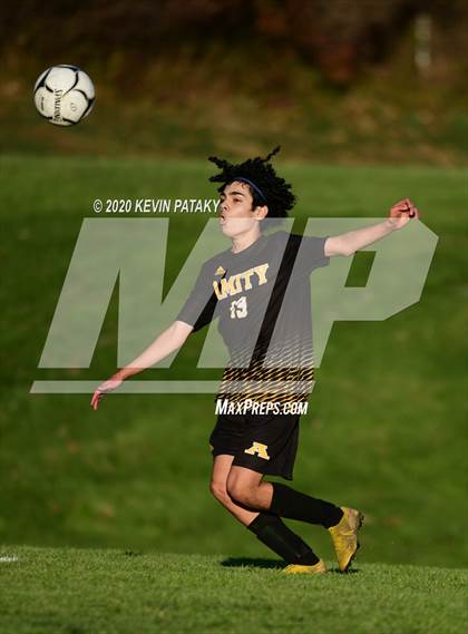 Thumbnail 1 in Notre Dame, WH @ Amity Regional (SCC Div C 1st Round) photogallery.
