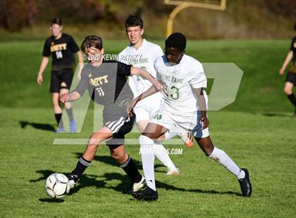 Thumbnail 3 in Notre Dame, WH @ Amity Regional (SCC Div C 1st Round) photogallery.