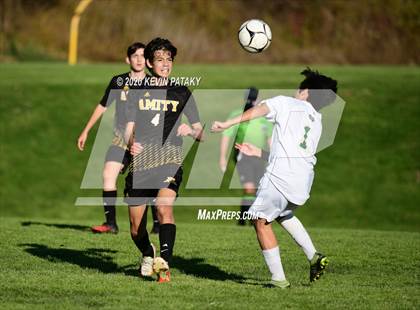 Thumbnail 2 in Notre Dame, WH @ Amity Regional (SCC Div C 1st Round) photogallery.