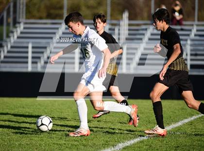 Thumbnail 3 in Notre Dame, WH @ Amity Regional (SCC Div C 1st Round) photogallery.
