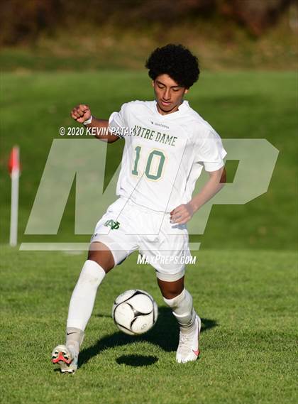 Thumbnail 1 in Notre Dame, WH @ Amity Regional (SCC Div C 1st Round) photogallery.