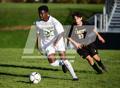 Thumbnail 3 in Notre Dame, WH @ Amity Regional (SCC Div C 1st Round) photogallery.
