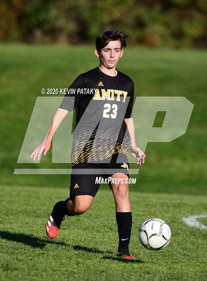 Thumbnail 3 in Notre Dame, WH @ Amity Regional (SCC Div C 1st Round) photogallery.