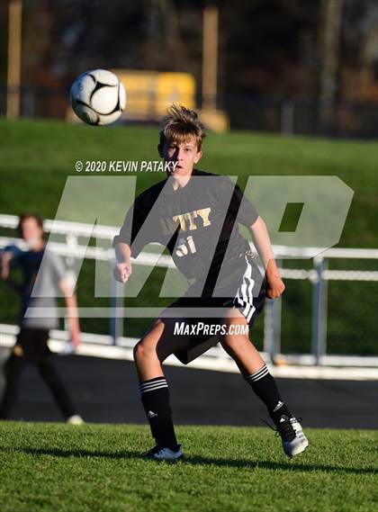 Thumbnail 3 in Notre Dame, WH @ Amity Regional (SCC Div C 1st Round) photogallery.