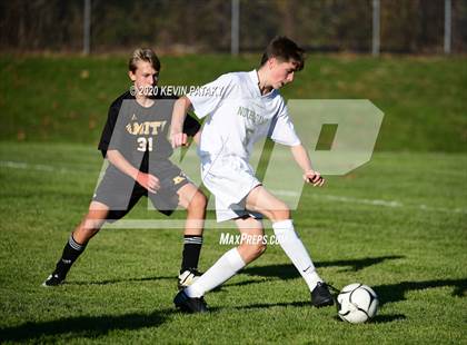 Thumbnail 2 in Notre Dame, WH @ Amity Regional (SCC Div C 1st Round) photogallery.