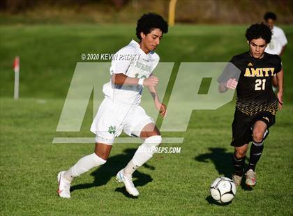 Thumbnail 2 in Notre Dame, WH @ Amity Regional (SCC Div C 1st Round) photogallery.