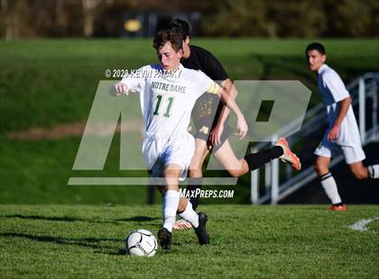 Thumbnail 1 in Notre Dame, WH @ Amity Regional (SCC Div C 1st Round) photogallery.