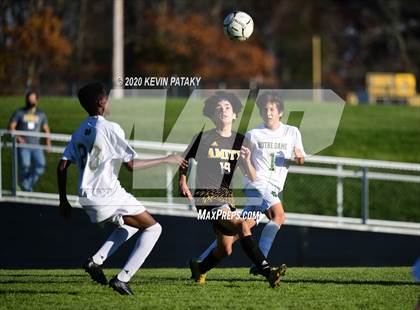 Thumbnail 2 in Notre Dame, WH @ Amity Regional (SCC Div C 1st Round) photogallery.