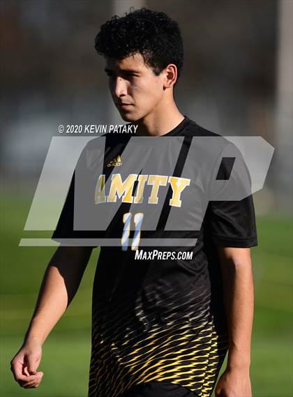 Thumbnail 1 in Notre Dame, WH @ Amity Regional (SCC Div C 1st Round) photogallery.