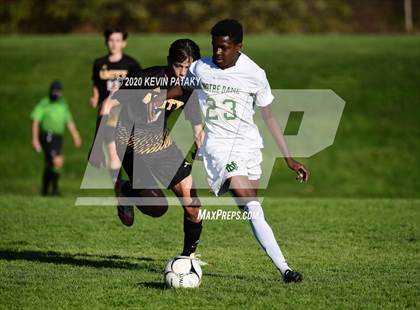 Thumbnail 3 in Notre Dame, WH @ Amity Regional (SCC Div C 1st Round) photogallery.