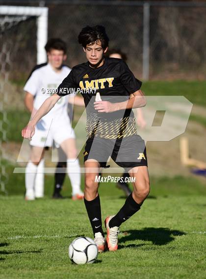 Thumbnail 3 in Notre Dame, WH @ Amity Regional (SCC Div C 1st Round) photogallery.