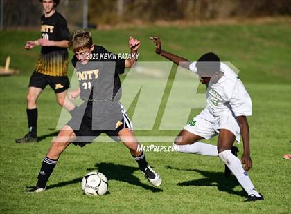 Thumbnail 2 in Notre Dame, WH @ Amity Regional (SCC Div C 1st Round) photogallery.