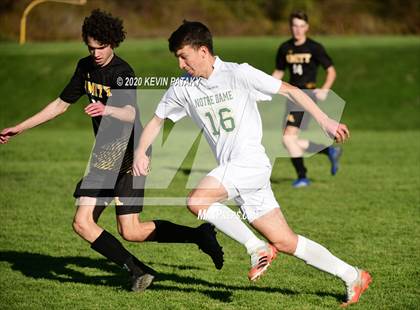 Thumbnail 1 in Notre Dame, WH @ Amity Regional (SCC Div C 1st Round) photogallery.