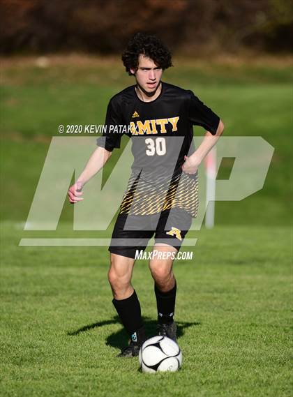 Thumbnail 2 in Notre Dame, WH @ Amity Regional (SCC Div C 1st Round) photogallery.