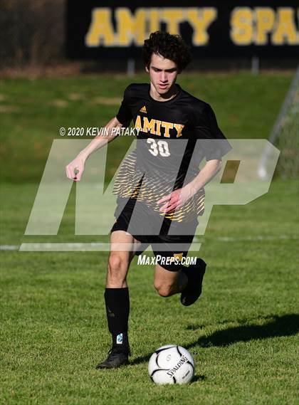 Thumbnail 3 in Notre Dame, WH @ Amity Regional (SCC Div C 1st Round) photogallery.