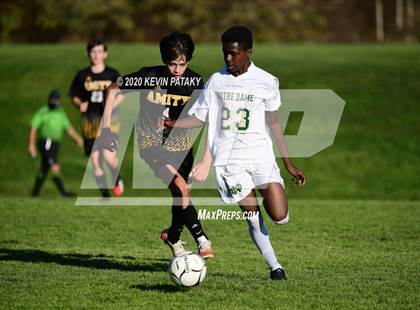 Thumbnail 1 in Notre Dame, WH @ Amity Regional (SCC Div C 1st Round) photogallery.