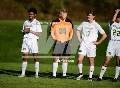 Thumbnail 3 in Notre Dame, WH @ Amity Regional (SCC Div C 1st Round) photogallery.