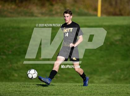 Thumbnail 1 in Notre Dame, WH @ Amity Regional (SCC Div C 1st Round) photogallery.