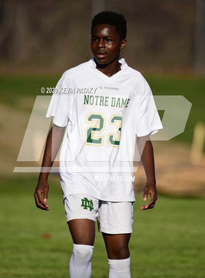 Thumbnail 3 in Notre Dame, WH @ Amity Regional (SCC Div C 1st Round) photogallery.
