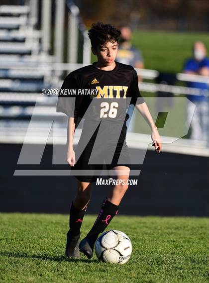 Thumbnail 3 in Notre Dame, WH @ Amity Regional (SCC Div C 1st Round) photogallery.
