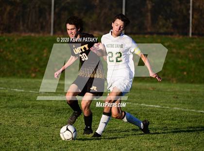 Thumbnail 1 in Notre Dame, WH @ Amity Regional (SCC Div C 1st Round) photogallery.