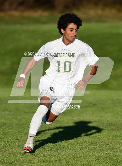 Thumbnail 1 in Notre Dame, WH @ Amity Regional (SCC Div C 1st Round) photogallery.