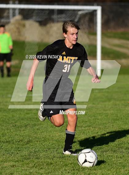 Thumbnail 3 in Notre Dame, WH @ Amity Regional (SCC Div C 1st Round) photogallery.