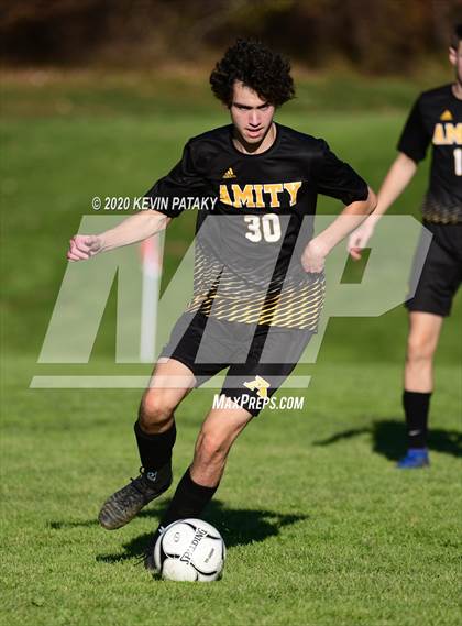 Thumbnail 1 in Notre Dame, WH @ Amity Regional (SCC Div C 1st Round) photogallery.