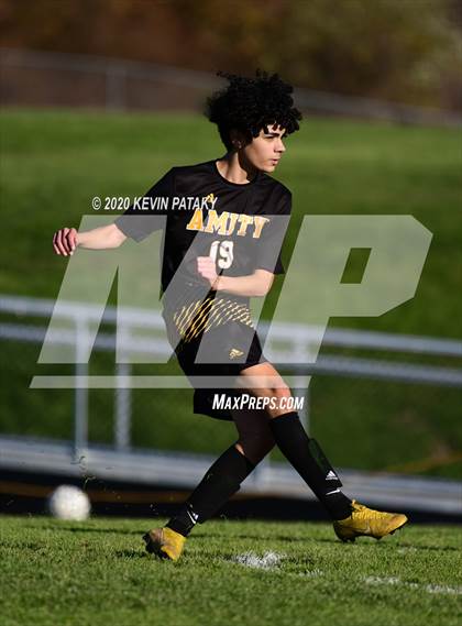 Thumbnail 3 in Notre Dame, WH @ Amity Regional (SCC Div C 1st Round) photogallery.