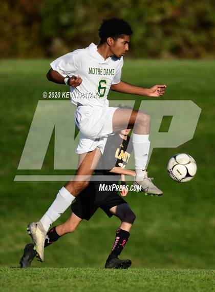 Thumbnail 2 in Notre Dame, WH @ Amity Regional (SCC Div C 1st Round) photogallery.