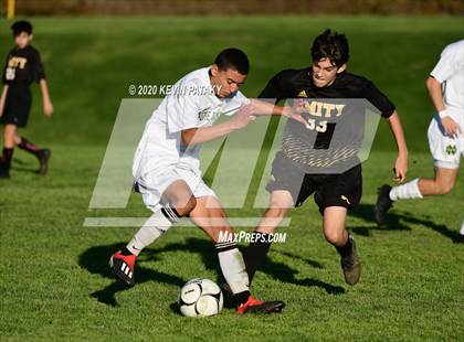 Thumbnail 2 in Notre Dame, WH @ Amity Regional (SCC Div C 1st Round) photogallery.