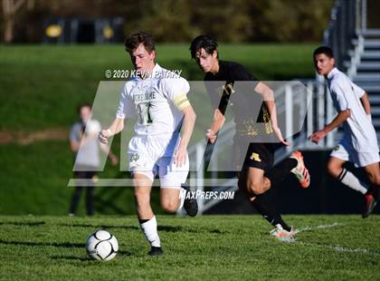 Thumbnail 3 in Notre Dame, WH @ Amity Regional (SCC Div C 1st Round) photogallery.