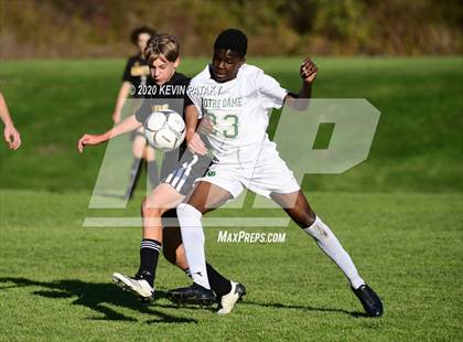 Thumbnail 3 in Notre Dame, WH @ Amity Regional (SCC Div C 1st Round) photogallery.