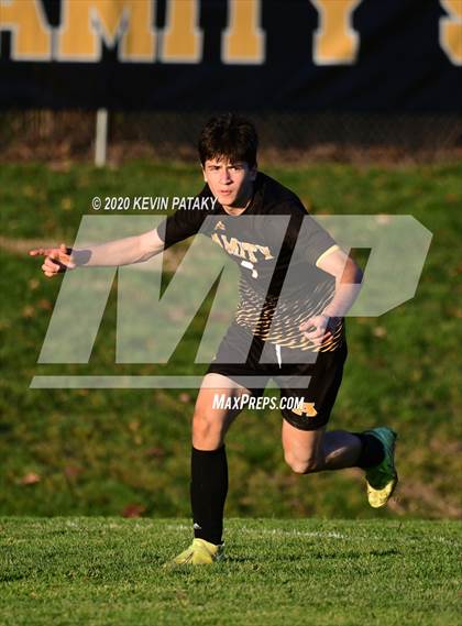 Thumbnail 3 in Notre Dame, WH @ Amity Regional (SCC Div C 1st Round) photogallery.