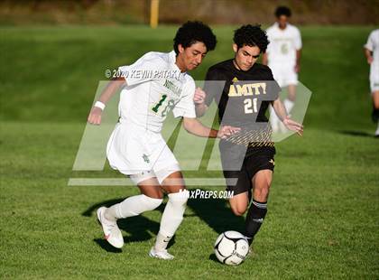 Thumbnail 3 in Notre Dame, WH @ Amity Regional (SCC Div C 1st Round) photogallery.
