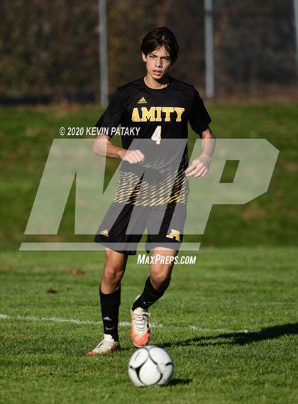 Thumbnail 1 in Notre Dame, WH @ Amity Regional (SCC Div C 1st Round) photogallery.