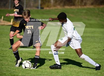 Thumbnail 3 in Notre Dame, WH @ Amity Regional (SCC Div C 1st Round) photogallery.