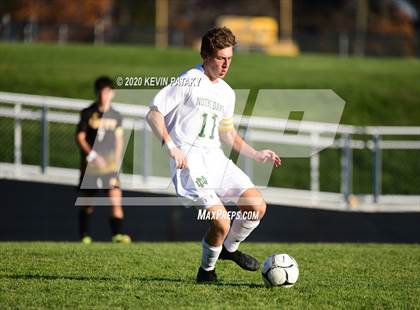 Thumbnail 1 in Notre Dame, WH @ Amity Regional (SCC Div C 1st Round) photogallery.