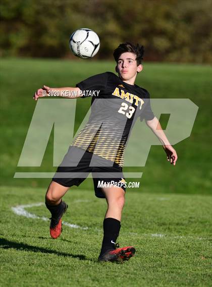 Thumbnail 3 in Notre Dame, WH @ Amity Regional (SCC Div C 1st Round) photogallery.