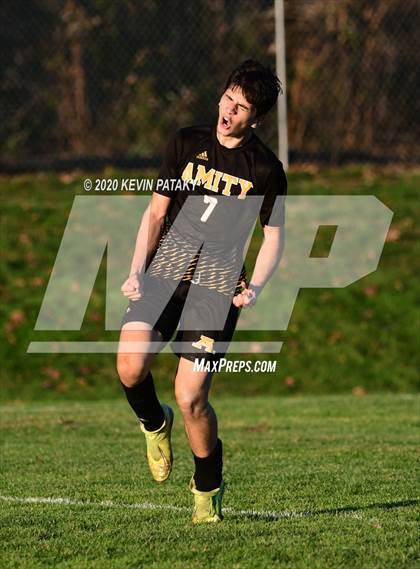 Thumbnail 2 in Notre Dame, WH @ Amity Regional (SCC Div C 1st Round) photogallery.