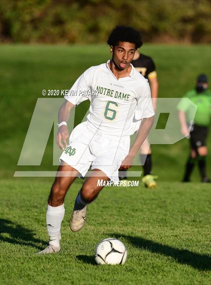 Thumbnail 3 in Notre Dame, WH @ Amity Regional (SCC Div C 1st Round) photogallery.