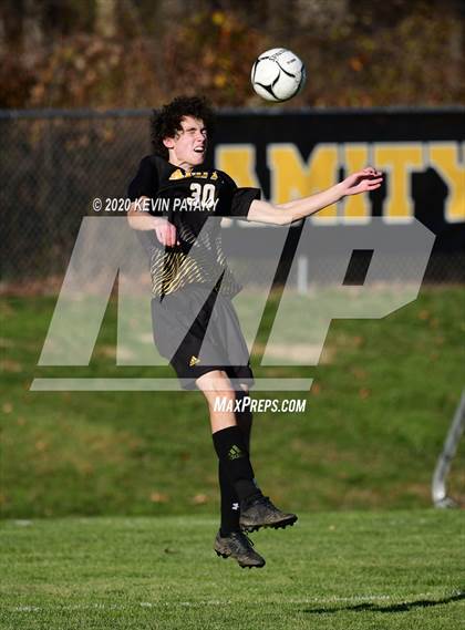Thumbnail 1 in Notre Dame, WH @ Amity Regional (SCC Div C 1st Round) photogallery.