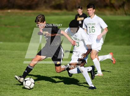 Thumbnail 3 in Notre Dame, WH @ Amity Regional (SCC Div C 1st Round) photogallery.