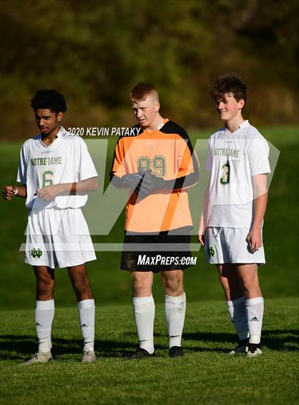 Thumbnail 2 in Notre Dame, WH @ Amity Regional (SCC Div C 1st Round) photogallery.