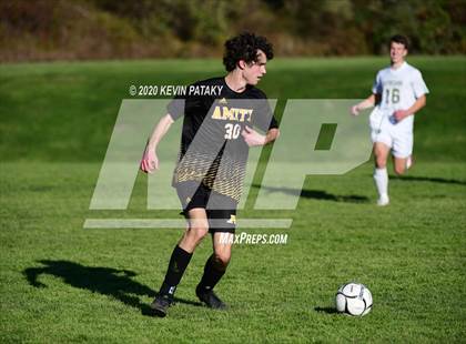 Thumbnail 1 in Notre Dame, WH @ Amity Regional (SCC Div C 1st Round) photogallery.