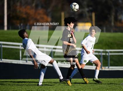 Thumbnail 2 in Notre Dame, WH @ Amity Regional (SCC Div C 1st Round) photogallery.