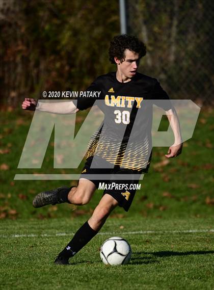 Thumbnail 2 in Notre Dame, WH @ Amity Regional (SCC Div C 1st Round) photogallery.