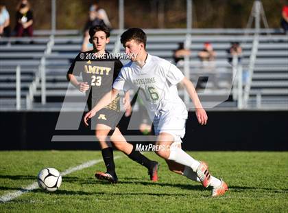 Thumbnail 1 in Notre Dame, WH @ Amity Regional (SCC Div C 1st Round) photogallery.