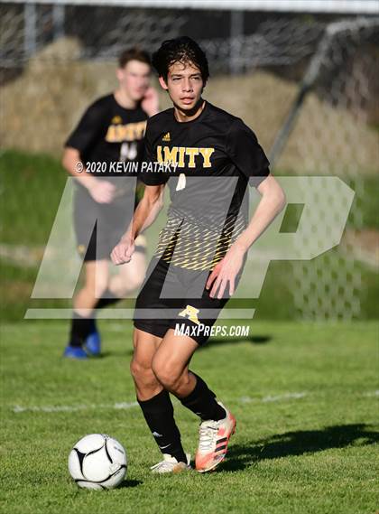 Thumbnail 1 in Notre Dame, WH @ Amity Regional (SCC Div C 1st Round) photogallery.